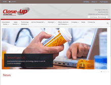 Tablet Screenshot of close-upinternational.com